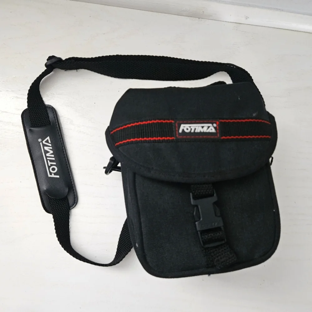 Fotima black camera‎ carrying case model no. 60C with strap and pockets